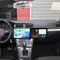 Radio Multimedia para Auto Baoshang con Pantalla Táctil Dual de 10.1'' y Android 15 para Volkswagen Golf 2013-2020, con DVD, GPS, Navegación y Carplay