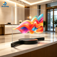 Pantalla Publicitaria OLED Curva, Flexible y Transparente, con Revestimiento AR Ultrafino para Resolución 2.1 4K, Compartición de Punto de Acceso WiFi 1