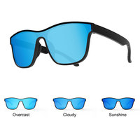 Lunettes de soleil polarisées HUBO 508 UV400 pour le golf, la pêche, la course à pied, en bleu, blanc, or, rouge, rose avec logo personnalisé pour hommes et femmes