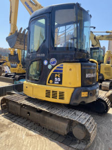 Komatsu รถขุดดินขนาดเล็กแบบมือสองจากญี่ปุ่น PC18 PC120รถขุด PC128 5Ton PC55MR มือสอง - Product Image 3