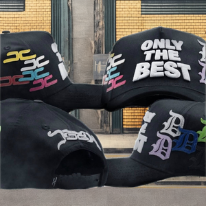 Gorra de Béisbol Bordada de 5 Paneles, Calidad G5, 100% Algodón, Diseño a Rayas de Lujo, para Hombre, Estilo Sad Boyz, OEM/ODM - Product Image 2