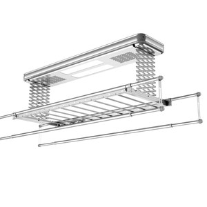 Smart Remote-Controlled Retractable Double-Row Electric Heating Clothes Drying Rack for Bathroom & Balcony Use - Product Image 5