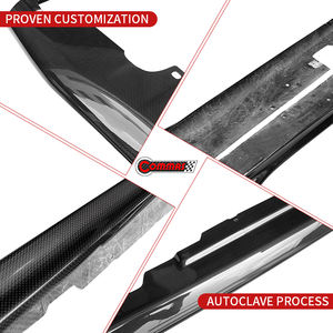 Jupes latérales de voiture en fibre de carbone sèche style OME pour Ferrari 812 - Kit carrosserie - Product Image 3