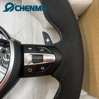Volant de voiture personnalisé en suède et fibre de carbone pour BMW Série E (E81, E87, E82, E88, E90, E91, E92, E93, E70, E71, E89)