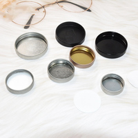 Lids métalliques pour pots Unishell en fer blanc, finition lisse, finitions or, argent, noir, filetage 38-400, 45-400, 53-400, 58-400, 70-400