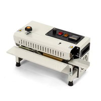 Mini Machine à sceller horizontale pas cher semi-automatique sac chaud scellant entraînement électrique Type de thermoscellage pour boisson Fr400