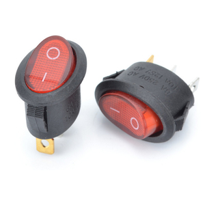 สวิตช์โยกทรงกลมขนาดเล็ก R16 เส้นผ่านศูนย์กลาง 16 มม. 2 ขา 3 ขา 2 ตำแหน่ง เปิด-ปิด สวิตช์ไฟฟ้าแบบ LED สำหรับเรือ รุ่น Max. แรงดันไฟฟ้า 3A 250V - Product Image 4