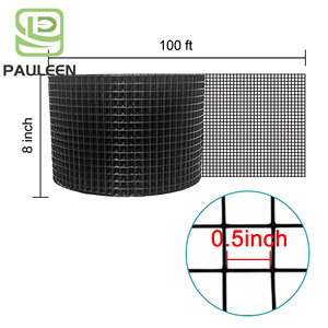 Rete di Protezione per Pannelli Solari 8x100 Piedi, Rivestita in PVC Zincato, Anti-Scoiattolo, per Impianti Solari a Terra - Product Image 1