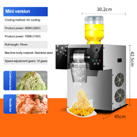 Machine à glace pilée commerciale entièrement automatique en acier inoxydable, refroidie par air, pour la préparation de smoothies et de flocons de lait à la mangue