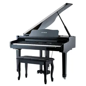 Piano numérique à clavier de 88 touches, avec laquée noire, piano numérique avec tabouret de fabrication artisanale en chine