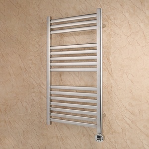 Escalera de acero inoxidable E0904C-M para baño, <span class=keywords><strong>radiador</strong></span> <span class=keywords><strong>toallero</strong></span> eléctrico <span class=keywords><strong>con</strong></span> calefactable, <span class=keywords><strong>con</strong></span> interruptor de Control de tiempo y temperatura - Product Image 1