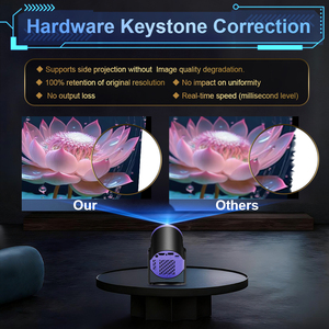 Junuo Nhà Máy Trực Tiếp Turn1 4K Xách Tay Thông Minh Máy Chiếu Với Độ Nét Cao Wifi Cho Gia Đình & Cắm Trại 4K Video Chiếu <span class=keywords><strong>Mini</strong></span> - Product Image 3