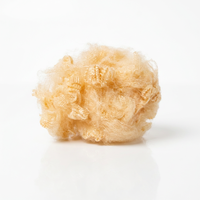 Fibre de polyester recyclée 3D64MM utilisée pour les tissus non tissés aiguilletés pour tapis et chiffons de nettoyage