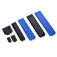 Manchons de protection plats en plastique personnalisés, souples et colorés, pour extrémités de poignées