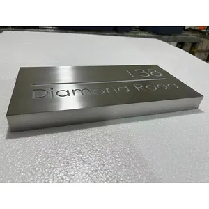 Customized House Number Signs With Light Control Switch Apartment Number Office Signs Address Signs Number Address Sign