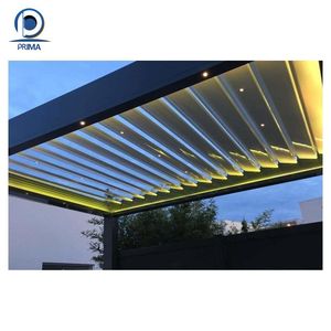 Pergola de luxe de tonnelle en aluminium de pergola de patio de jardin avec les rideaux escamotables - Product Image 5