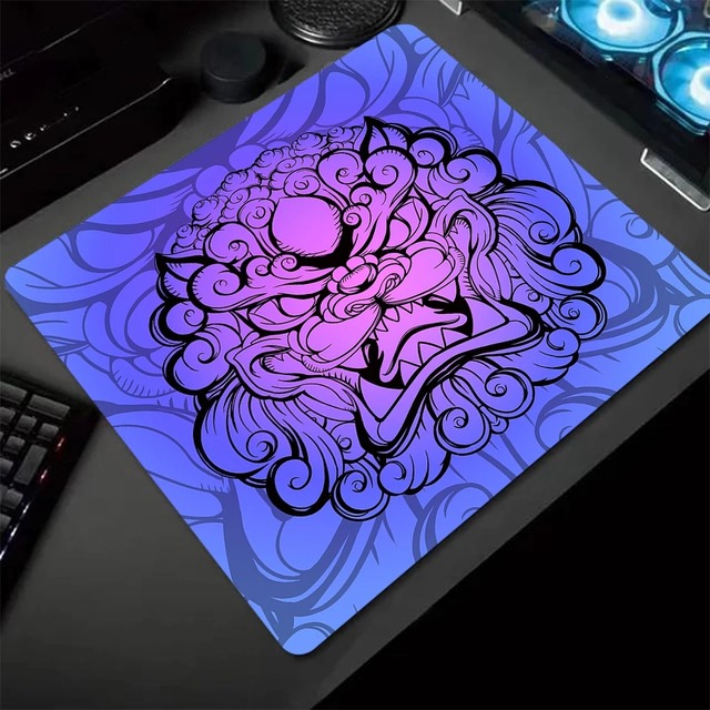 Anime Mouse Pads 45X40CM Small Mouse Pad Control E-sports Tiger Gaming Laptops Mousepad Gamer Carpet Keyboard Mat Desk Protector