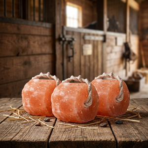Bloques de Sal Rosa del Himalaya Natural de Primera Calidad en Forma de Cubo para Lamer, con Cuerda para Colgar, para Alimentación de Caballos y Perros, Certificado ISO - Product Image 1