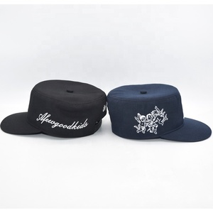 Chapeau Pillbox Brodé Tendance, Chapeau <span class=keywords><strong>Hamadan</strong></span> Personnalisé à Calotte Plate, Casquette Streetwear d'Extérieur à Calotte Plate - Product Image 4