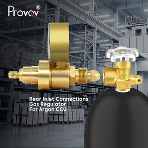 Equipo de Soldadura, Conector de 1/4 de Pulgada, Salida de 5/8 9/16, Regulador de Presión de Gas <span class=keywords><strong>CO2</strong></span> Argón CGA580 para Soldador TIG MIG - Product Image 2