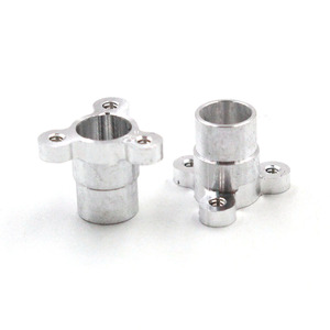 Многошлицевое крепление с фланцем на три отверстия, изготовленное на ЧПУ, нестандартное, с позиционированием по отверстиям, многозащитное, с креплением на несколько винтов - Product Image 1