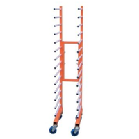 Chariot de séchage en acier multi-usages, étagère de rangement d'atelier, séchoir à bois, chariot de durcissement de dalles de pierre, utilitaire industriel