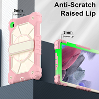 360 °   Étui antichute avec support rotatif et dragonne pour enfant, compatible Tab A7 Lite 8.7"