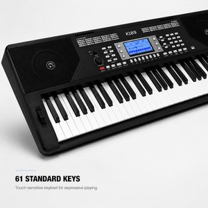 TERENCE Tastiera per <span class=keywords><strong>pianoforte</strong></span> digitale K189 Tasti sensibili alla velocità Libreria di 300 voci Strumento musicale elettronico per principianti - Product Image 1