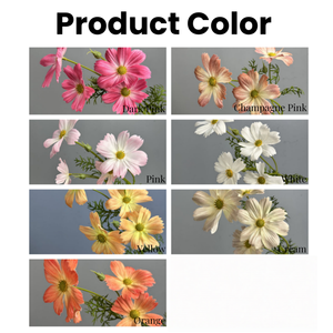 New Desgin <b>Artificial</b> Galsang Silk Cloth <b>Artificial</b> Cosmos <b>Flowers</b> Multiple Colors <b>for</b> Room Decor Desk Spring <b>Garden</b> Party - Product Image 3