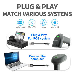 GTCODESTARハンドヘルドX-520バーコードリーダー1DバーコードスキャナーAndroidAlipay価格チェッカースーパーマーケット用レーザーバーコードリーダー - Product Image 3