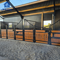 Panneaux de box pour chevaux de style européen de luxe JHorse, en métal, pour centre d'équitation professionnel, ranch