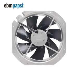 Ebmpast-W1G250-HH37-52 de enfriamiento Axial, ventilador de enfriamiento de 24VDC, 250mm, 1130.1CFM, 140Pa, IP42, Alemania