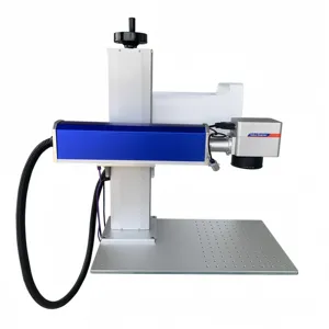 Mesin penanda Laser serat 2024 desain baru 110x110mm untuk mesin penanda Laser fokus logam dan non-logam