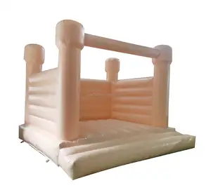 Commercial new style custom Inflatable wedding bouncer castle orange inflatable jumper bouncy castle for sale
