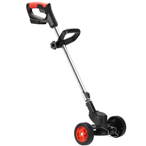 <span class=keywords><strong>Tondeuse</strong></span> à gazon sans fil de qualité industrielle avec batterie au lithium 21V portable et roues auxiliaires, coupe-herbe électrique - Product Image 6