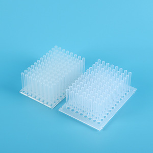 แผ่นจานรูเจาะลึก 96 หลุม ยี่ห้อ Beikang Biotechnology พร้อมปลอกแม่เหล็กสำหรับเครื่องมือสกัด - Product Image 1