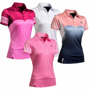 Sublimation de haute qualité Performance <span class=keywords><strong>Golf</strong></span> Vêtements femmes <span class=keywords><strong>Golf</strong></span> <span class=keywords><strong>Polo</strong></span> t-shirt personnalisé Poloshirt femmes Sport Polos logo personnalisé - Product Image 1