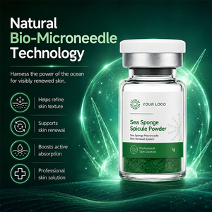 คอลลาเจนเปปไทด์บำรุงผิวที่เสื่อมสภาพยาวนานสนับสนุนฟองน้ำทะเล Microneedle sponule Powder ติดฉลากส่วนตัว - Product Image 5