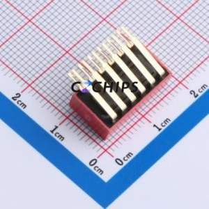 DA-6-R-T DIP Switch Through hole Component (THT),P=2.54mm Switch Piano Key Single Pole Single Throw 6 2.54mm - Product Image 2