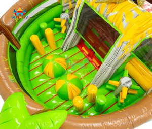 Circuito <span class=keywords><strong>de</strong></span> Obstáculos Inflable <span class=keywords><strong>de</strong></span> Dinosaurios Jurásicos con Tobogán - Casa <span class=keywords><strong>de</strong></span> Brinco Comercial <span class=keywords><strong>para</strong></span> <span class=keywords><strong>Fiestas</strong></span> Infantiles <span class=keywords><strong>para</strong></span> <span class=keywords><strong>Adolescentes</strong></span>, Juego al Aire Libre - Product Image 4