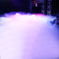 Machine à brouillard à double tube toutes puissances, à brume fine, avec télécommande, équipement de scène, générateur de fumée DMX512 pour glace carbonique