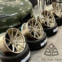 عجلات 722auto مخصصة متعددة الأذرع مصنوعة من السبائك المطروقة 5x114.3 5x112، جنوط عميقة مقعرة مقاس 18 19 20 21 22 بوصة لسيارات BMW E90 X3 X4 M5