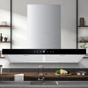 <span class=keywords><strong>Hotte</strong></span> de cuisine murale en verre trempé de haute qualité, à aspiration électrique, pour usage domestique, <span class=keywords><strong>moteur</strong></span> 200W, vente chaude - Product Image 4