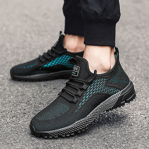 Zapatillas de correr de malla unisex, ligeras, transpirables, deportivas de verano, para hombre y mujer, para entrenamiento físico al aire libre, talla 40 45 - Product Image 1