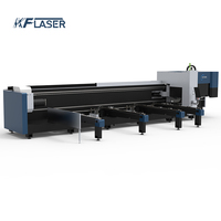 3kw Deux mandrins Fibre Industrielle Cnc Tuyau Haute Précision Cutter Laser Tube Cutting Machine Prix Machines Manufactures Chine