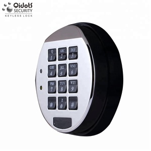 Qidots an toàn khóa thời gian chậm trễ mật khẩu mở khóa điện kỹ thuật số an toàn khóa với bàn phím cho tiền gửi an toàn - Product Image 5