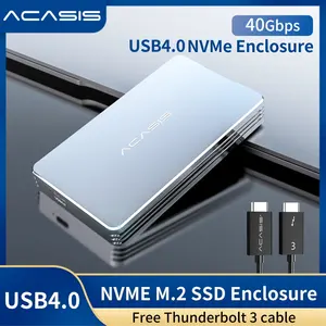 Acasis USB4.0 M.2 Nvme Ssd Behuizing 40Gbps M2 Nvme Case Ssd Compatibel Usb 4.0 Type C Voor Laptop & mac