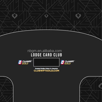 Nappe de table de poker en feutre personnalisée de 108 pouces sur mesure