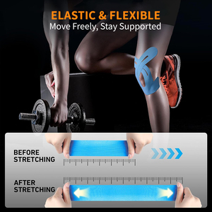 Cinta Deportiva Alemana Precortada con Pegamento, Cinta de Kinesiología para Estabilidad Articular, Cinta Muscular de Algodón Impermeable para Atletas OEM - Product Image 3