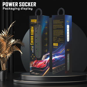 US UK EU cắm tiêu chuẩn quá tải bảo vệ ổ cắm điện 2m dây mở rộng <span class=keywords><strong>4</strong></span> cách <span class=keywords><strong>4</strong></span> cửa hàng 3 cổng USB Power Strip - Product Image 6